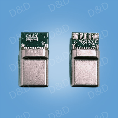 TYPE C公頭24PIN 無電阻電容